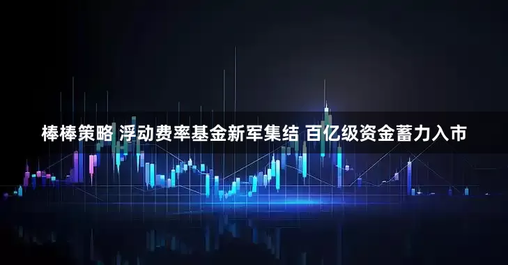 棒棒策略 浮动费率基金新军集结 百亿级资金蓄力入市