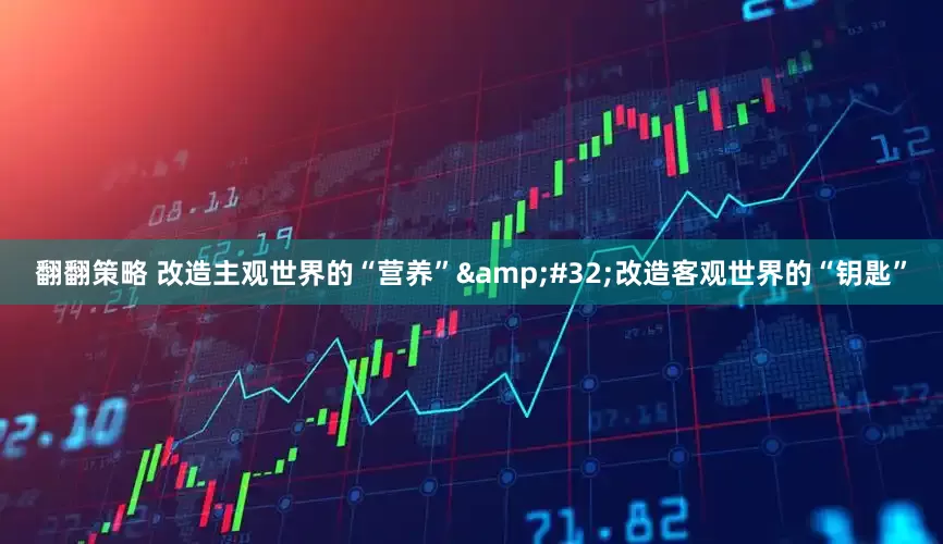 翻翻策略 改造主观世界的“营养”&#32;改造客观世界的“钥匙”